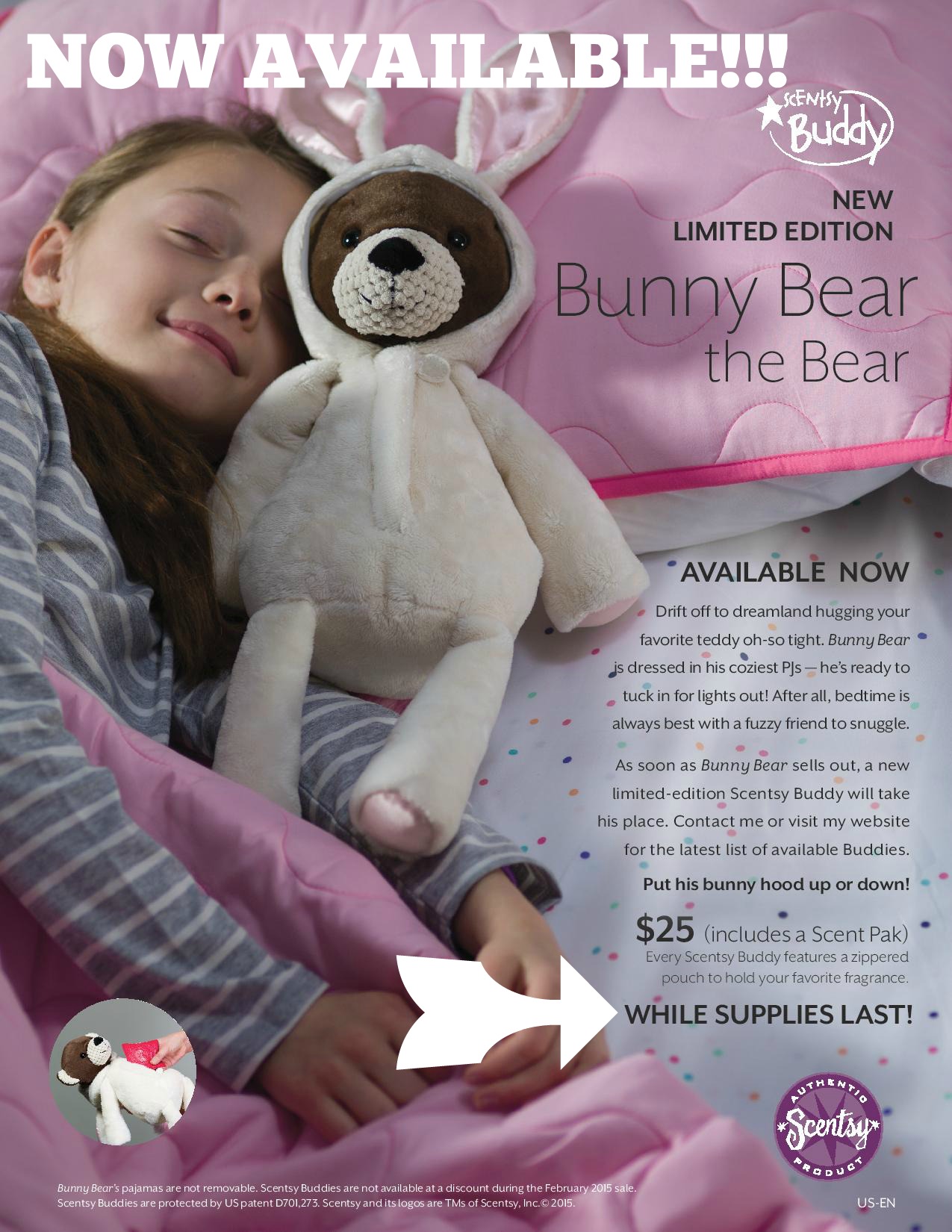 scentsy rabbit buddy