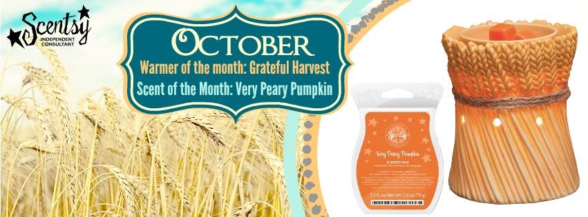 Scentsy® October 2014 Warmer & Scent of the Month
