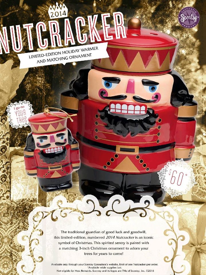 Nutcracker LimitedEdition Warmer by Scentsy® Barbara Volkema