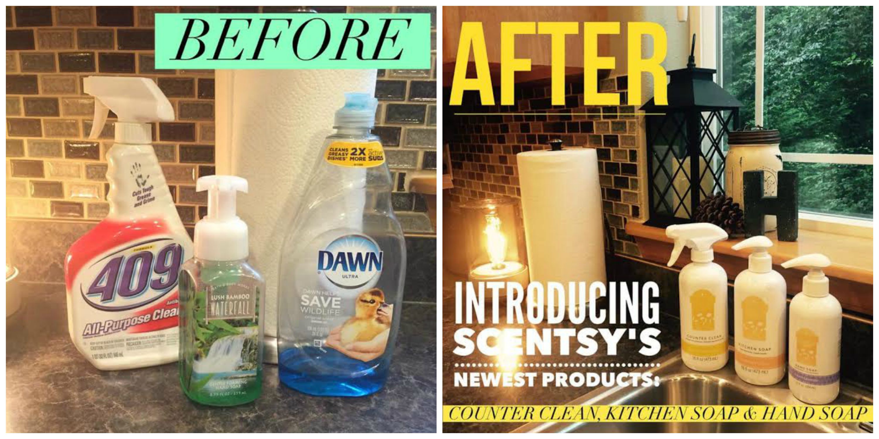 Before /After Scentsy Clean
