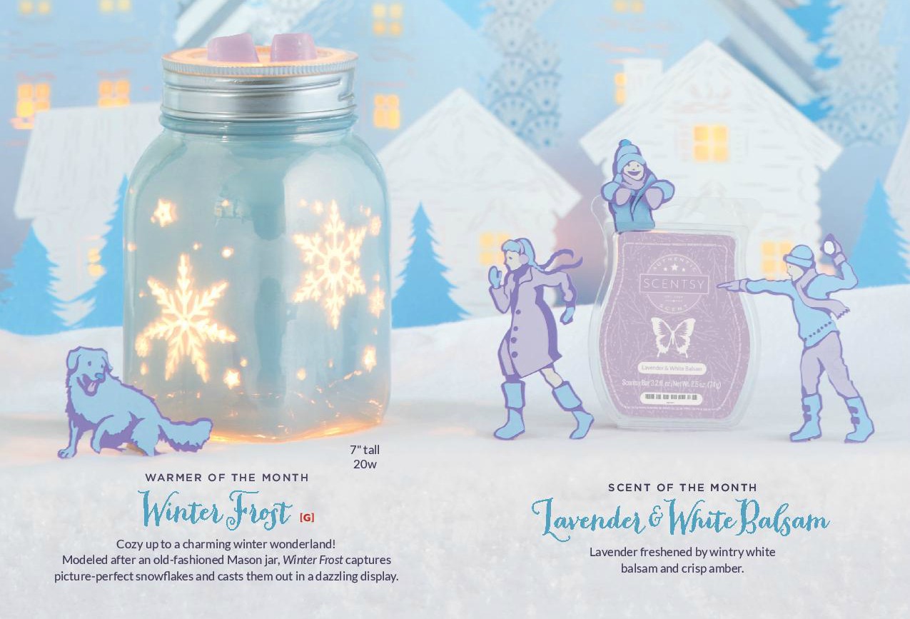 Scentsy November 2016 Warmer and Scent of the Month